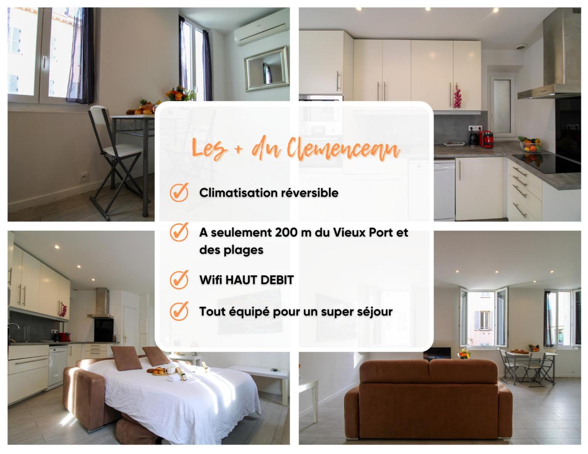 Le Clemenceau By Apirent #Cosy #200M Des Plages #Wifi Cannes Exterior foto
